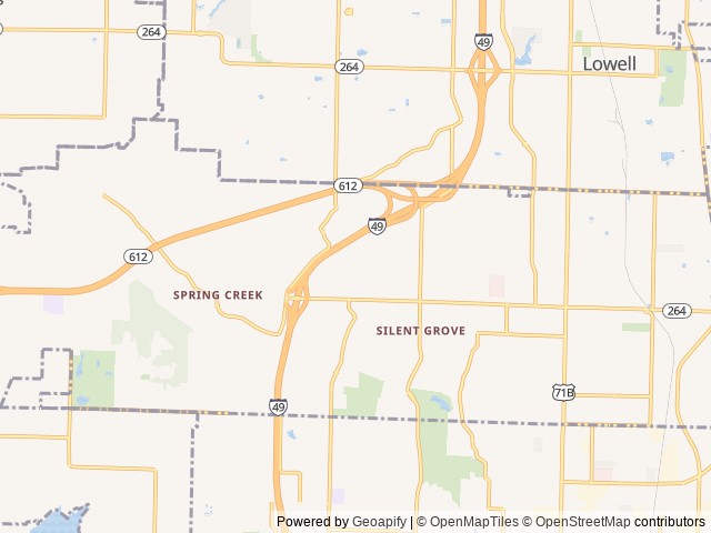 Map for Retro Style and Modern Comfort near Springdale, MO