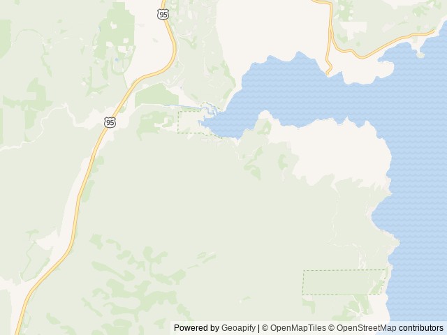 Map of Mica Bay Boater Park location at Coeur d'Alene, ID, United States