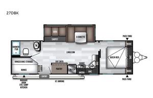 "Fortitude" 2019 Forest River RV Salem 27DBK