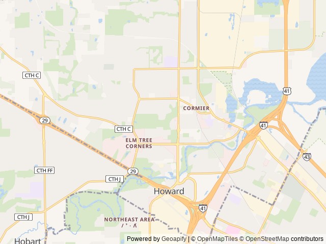 Map for 2024 Forest River Campsite Reserve near Green Bay, WI