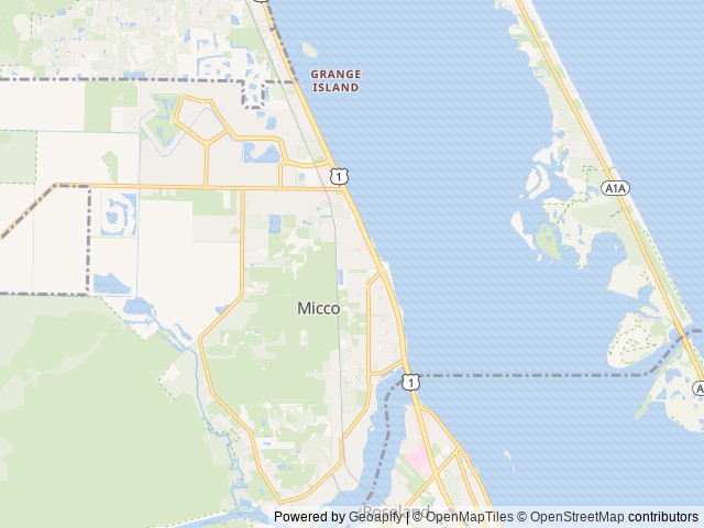 Map for 2020 Montana High Country 38' Glamper near Micco, FL