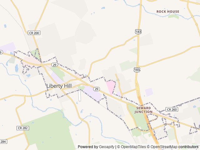 Map of Sunny Hill RV Park location at Leander, TX, United States