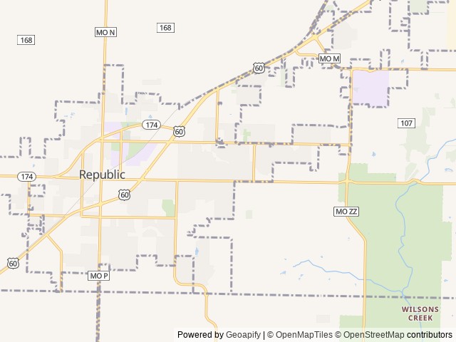 Map for 2017 Jayco Jay Flight SLX 245RLSW near Republic, MO