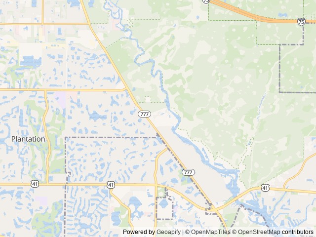 Map of Ramblers Rest RV Resort location at Venice, FL, United States