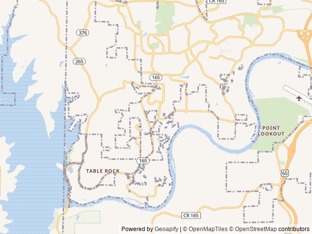 Map for Branson Family Fun RV  Rental near Branson, AR