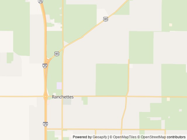 Map of Last Chance Camp & Lodging location at Cheyenne, WY, United States
