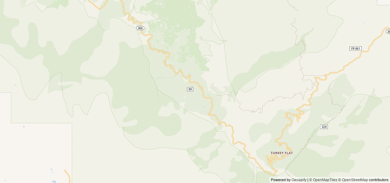 Map of Treasure Park - East location at Safford, AZ, United States