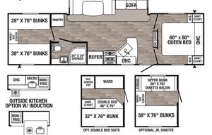 2019 Palomino Puma w Outdoor Kitchen Sleeps 10