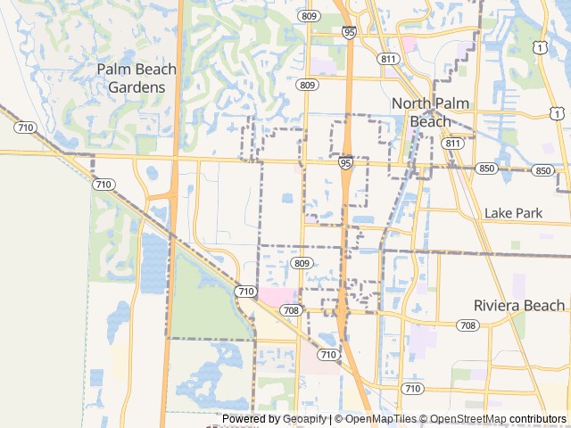 Map for 2014 ~SALTY NEST~ COACHMEN CLIPPER SLEEPS 4-5 ULTRA LITE near Palm Beach Gardens, FL
