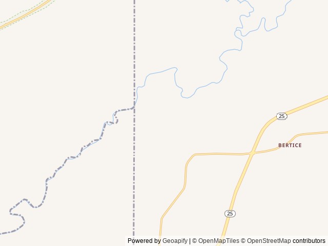 Map of Leake County Water Park location at Lena, MS, United States