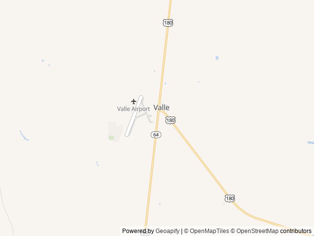 Map of The Outpost Grand Canyon location at Williams, AZ, United States