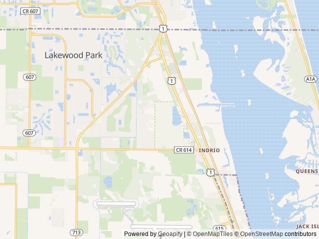 Map for Easy Florida Getaway | Delivered Camper | Sleeps 5 near Fort Pierce, FL