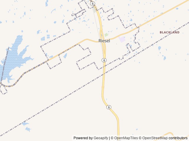 Map of Patriot RV Park - Waco SE location at Riesel, TX, United States