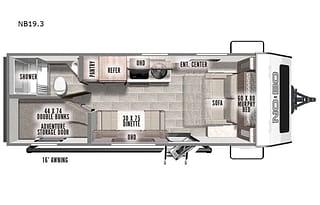 2022 Forest River RV No Boundaries NB19.3