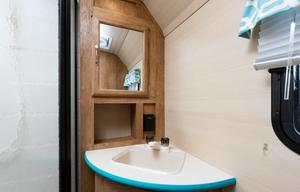 Modern 50s Style Travel Trailer with Outdoor TV!