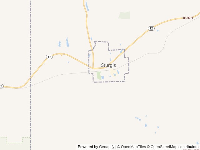 Map of Diane Jackson Memorial RV Park location at Sturgis, MS, United States