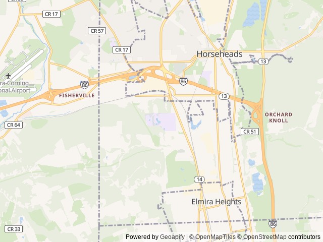 Map for 2026 Jayco Jay Flight Pet Friendly Camper Rental near Elmira, NY