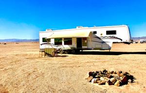 Toy Hauler 5th wheel  Holiday Rambler