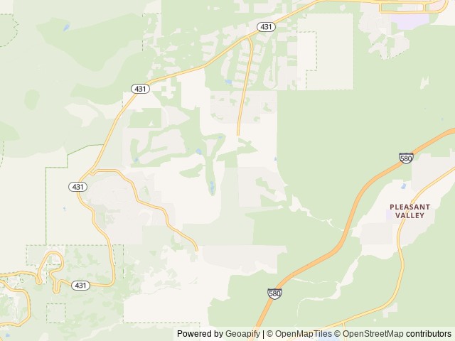 Map for 2022 Starcraft Autumn Ridge 180 BHS 21 near Reno, CA