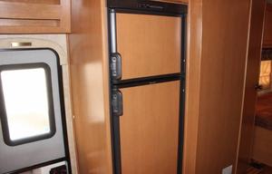 This RV has a very nice layout for a family.