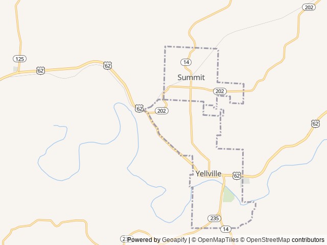 Map for 2025 Forest River! Clean and Fun in the Ozarks! near Yellville, MO