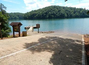 Boat ramp access from Horseshoe Point.