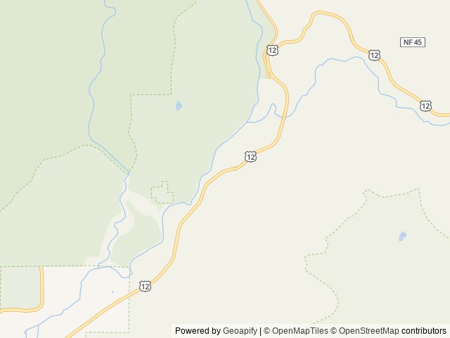 Map of La Wis Wis Campground location at Packwood, WA, United States