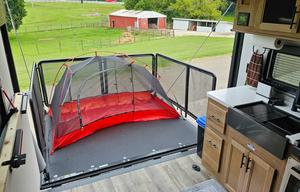 The Black Pearl | Luxury Toy Hauler & Patio Deck!