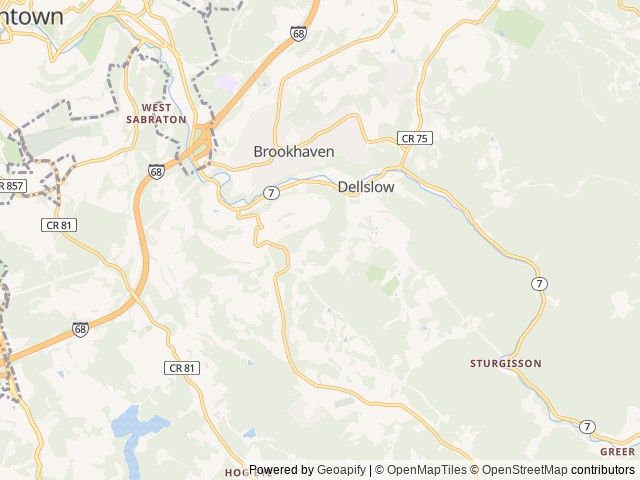 Map for Tim and Kala's get away Rental near Morgantown, PA
