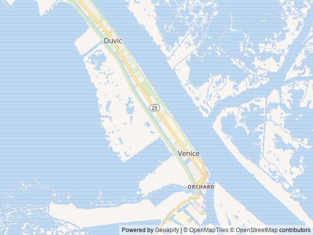 Map of Yellow Cotton Lodging RV Parks & Cabins location at Buras-Triumph, LA, United States
