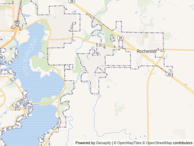 Map for 2002 Winnebago Minnie near Rochester, MO