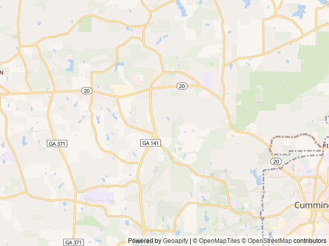 Map for Family-Friendly Keystone Passport SL (2022) near Cumming, GA