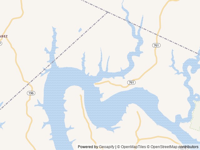 Map of Cumberland Point Campground location at Nancy, KY, United States