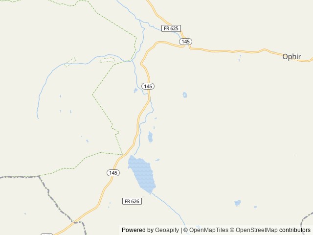 Map of Matterhorn location at Montrose, CO, United States