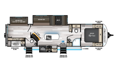 2022 Forest River RV Cherokee Alpha Wolf 33BH-L RV rental photo 2