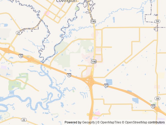 Map for 2021 Heartland Prowler 290BH near Covington, LA