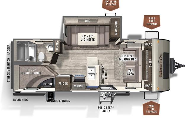 2019 Forest River RV Rockwood Mini Lite 2509S