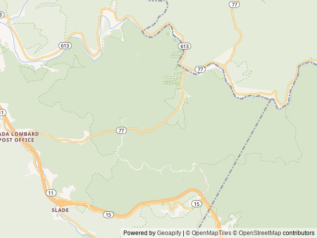Map of The Canopy Crew location at Slade, KY, United States