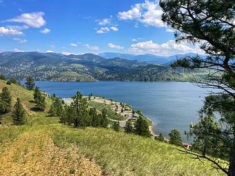 Overlooking White Sandy Recreation Site