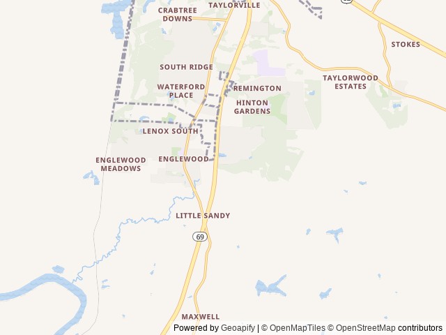 Map for MPG 2600 RB near Tuscaloosa, AL
