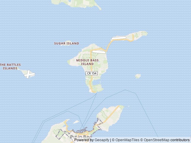 Map of St. Hazards Village on the Beach location at Sandusky, OH, United States