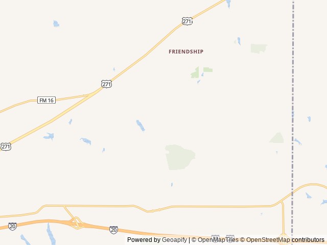 Map for Luxury Camping with Bunk Beds! (GWTX 1745) near Purdon, TX
