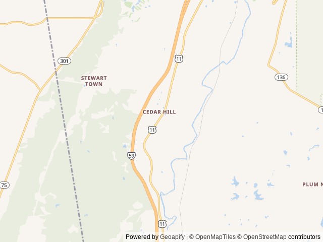 Map of Stay Wilder Campground location at Rising Fawn, GA, United States