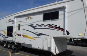 Toy Hauler 5th wheel  Holiday Rambler