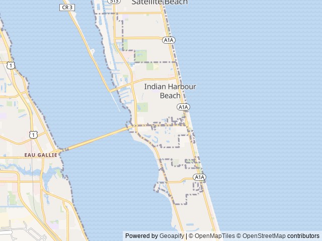 Map for 2024 Forest River Cherokee Alpha Wolf near Satellite Beach, FL
