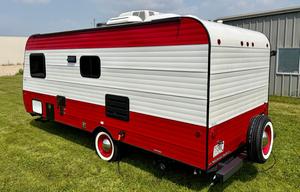 Two-Tone Vintage Inspired Travel Trailer