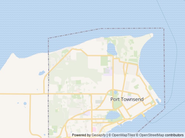 Map of The Campground at Jefferson County Fairgrounds location at Port Townsend, WA, United States