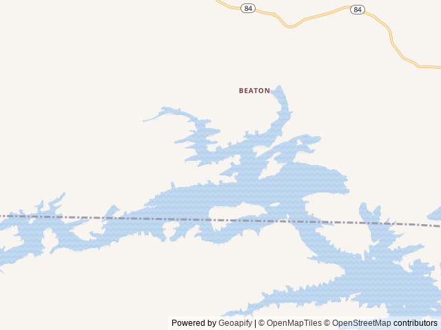 Map of Shouse Ford location at Arkadelphia, AR, United States