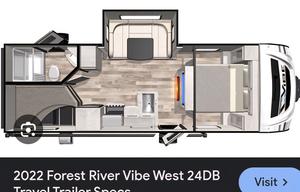 2022 Forest River Vibe 24 DB