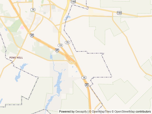 Map for New Pearl- couples coach near Huntsville, TX